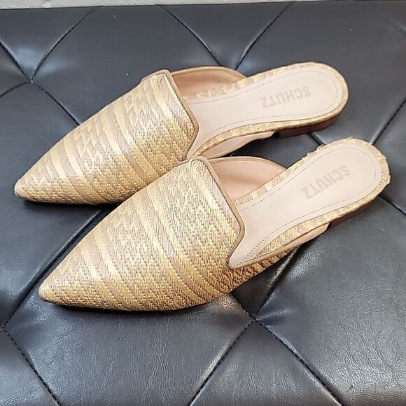 SCHUTZ Renly Slip on Pointed Toe  Flats - Picture 4 of 7